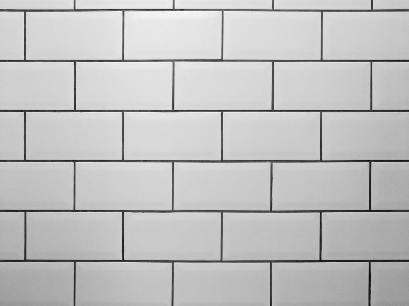 Freshly Painted Grout