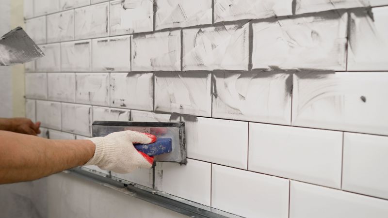 Colorful Grout Art